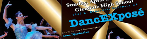 یکشنبه 28 اپریل درگلندل آکادمی رقص جانبازیان برگزارمی کند