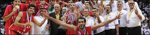 حامد حدادی و تیم ملی بسکتبال ایران فاتح جام ملت های آسیا شدند