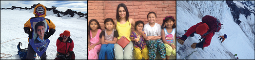 سارا سفری یک دختر شجاع تحصیلکرده ایرانی، برای کمک به دختران ستم دیده نپالی، راهی قله اورست است