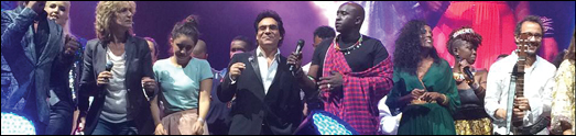 اندی در کنسرت جهانی صلح افتخار آفرید