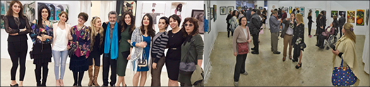 گزارش تصویری از نمایشگاه نقاشی های 15 زن هنرمند به همت عباس حجت پناه